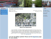Tablet Screenshot of gis.columbiapa.org